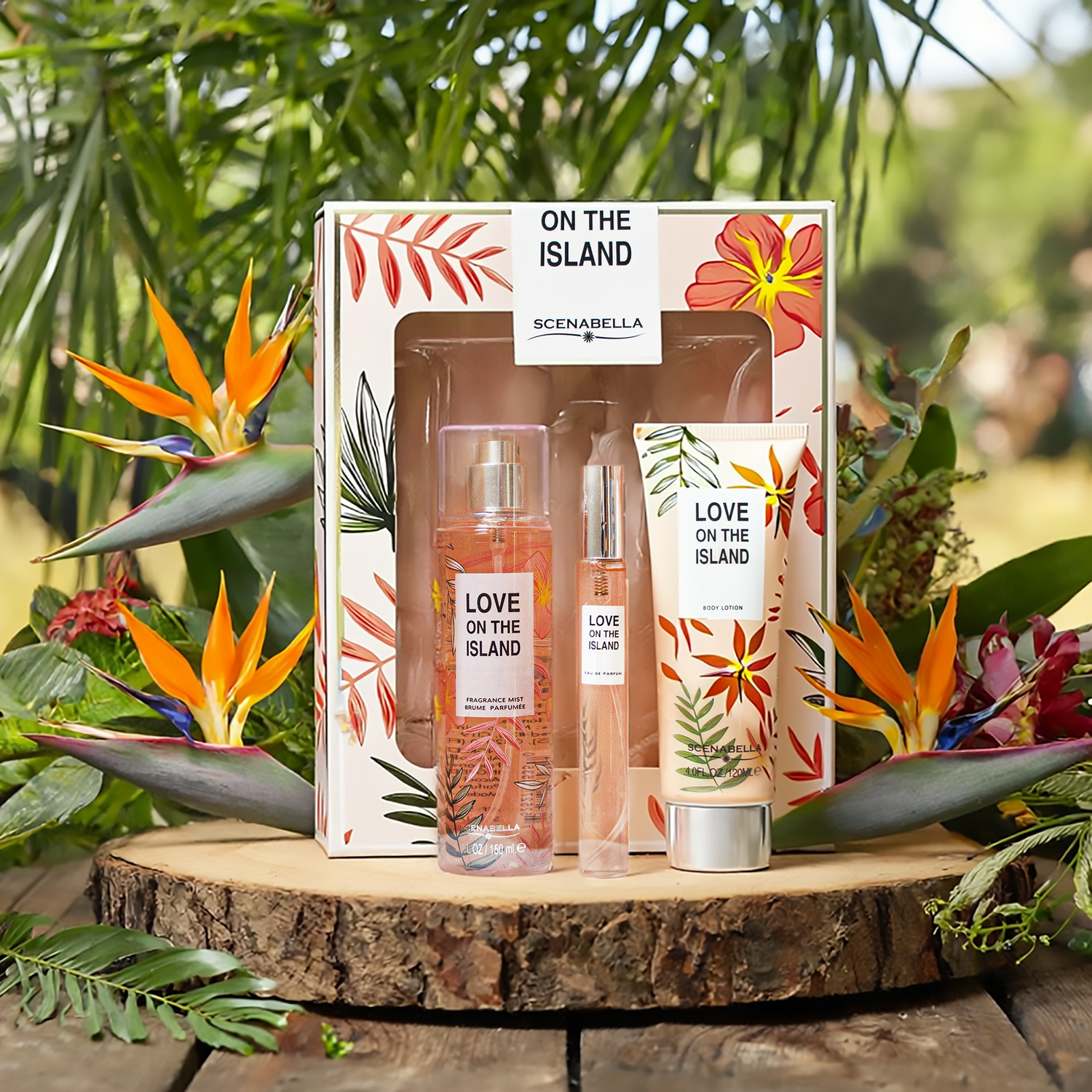 Estuche de regalo Love On The Island Scenabella | Cosméticos en linea