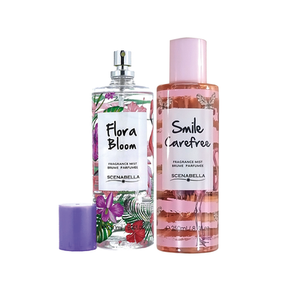 Dúo Splash Scenabella Flora Bloom &amp; Smile Carefree 250 ml
