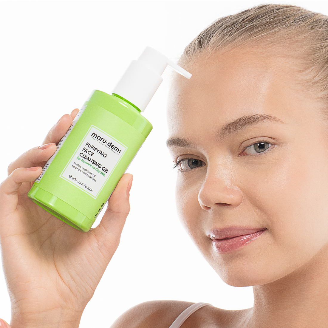 Gel Limpiador Facial con Ácido Salicílico para Piel Normal y Grasa Maruderm 200 ml