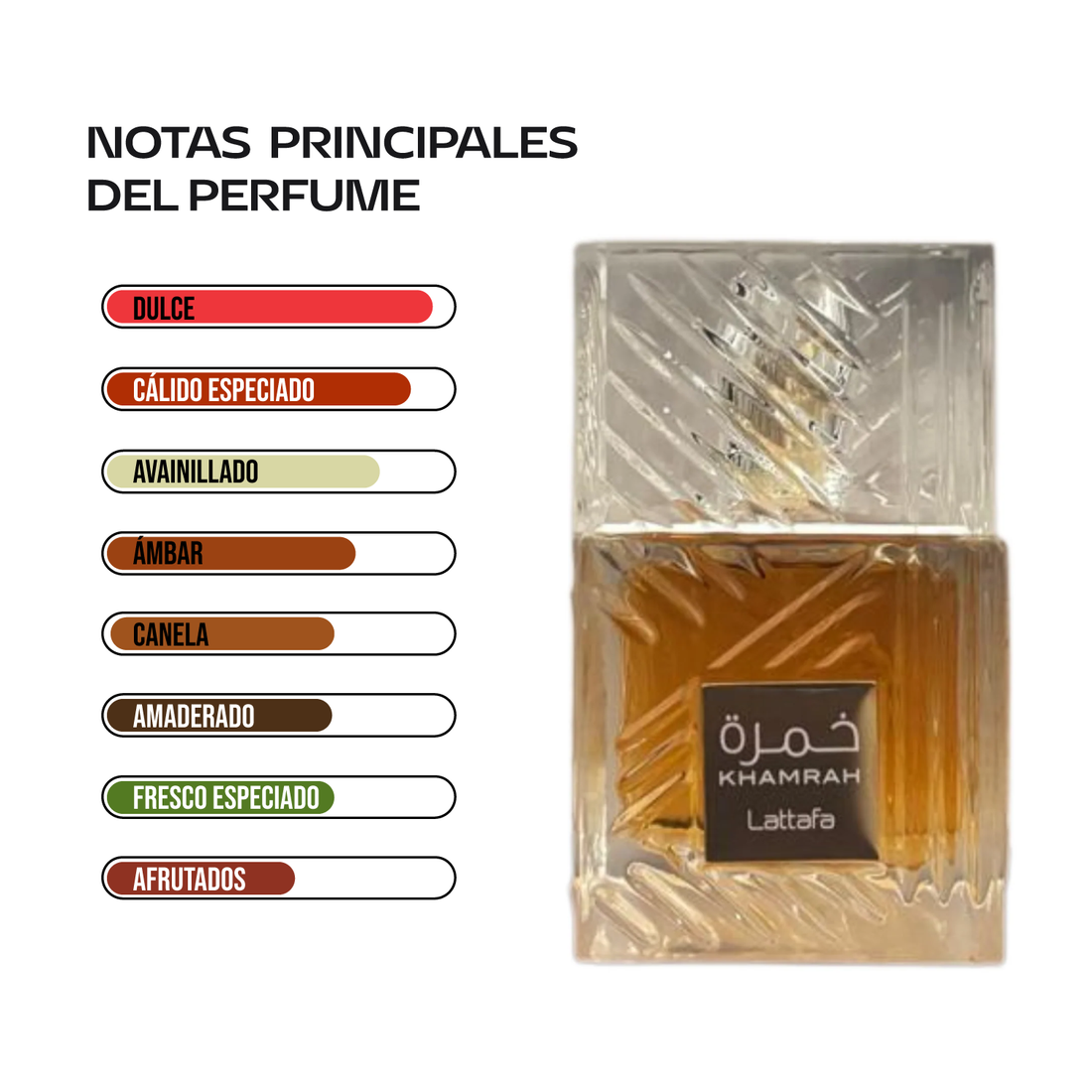 Lattafa Khamrah 100 ml | Cosméticos en Línea