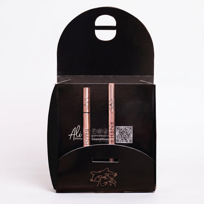 Kit Delineadores Ali Makeup Endless Brown + Brush Tip Brown + Obsequio