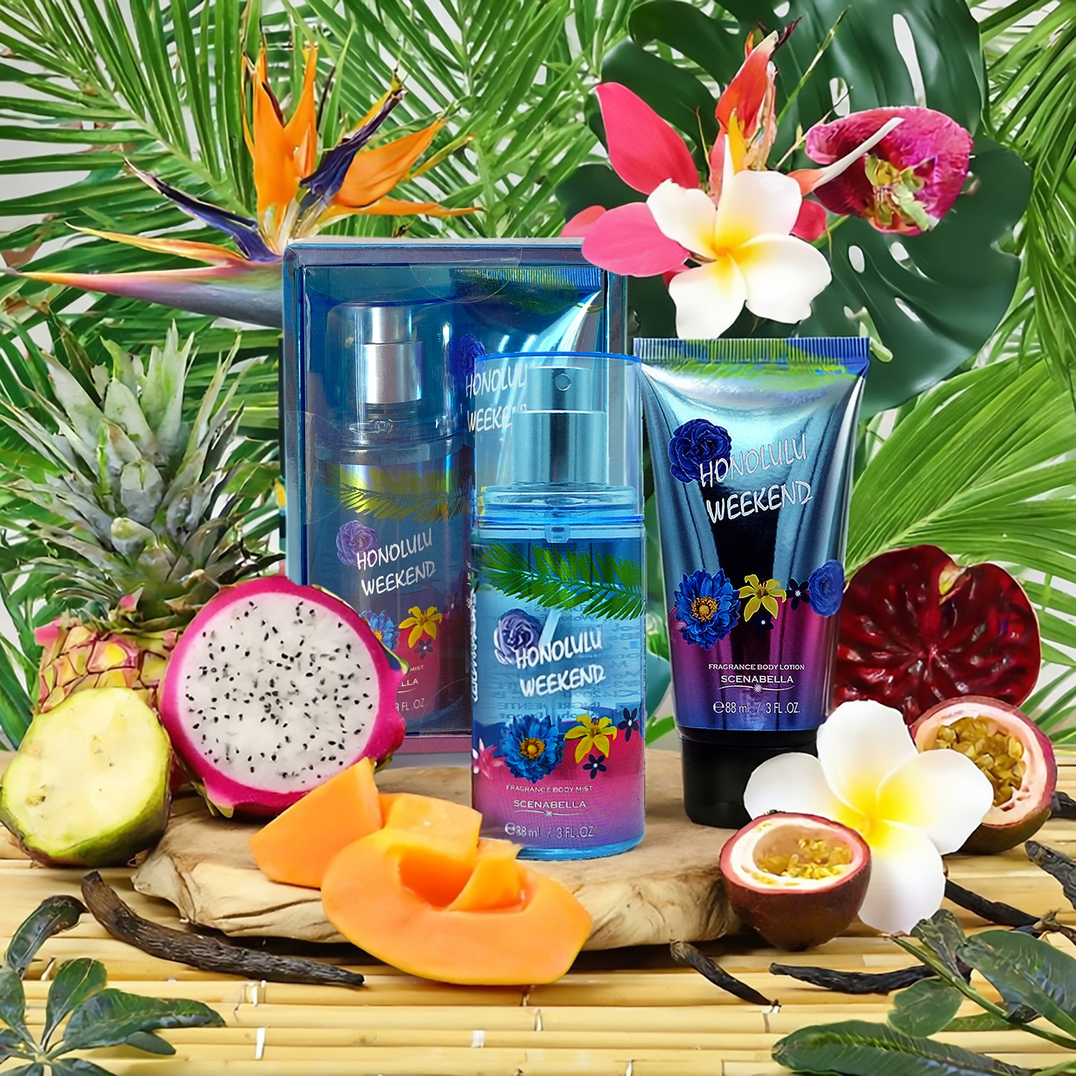 Kit de Regalo Honolulu Weekend Scenabella | COSMÉTICOS EN LÍNEA