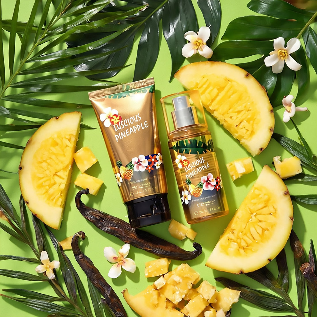 Kit de Regalo Luscious Pineapple Scenabella | COSMÉTICOS EN LÍNEA