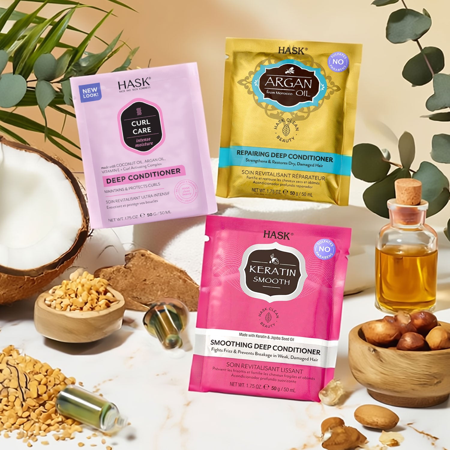 Tratamiento Intensivo Capilar HASK 50 ml | Cosméticos en linea