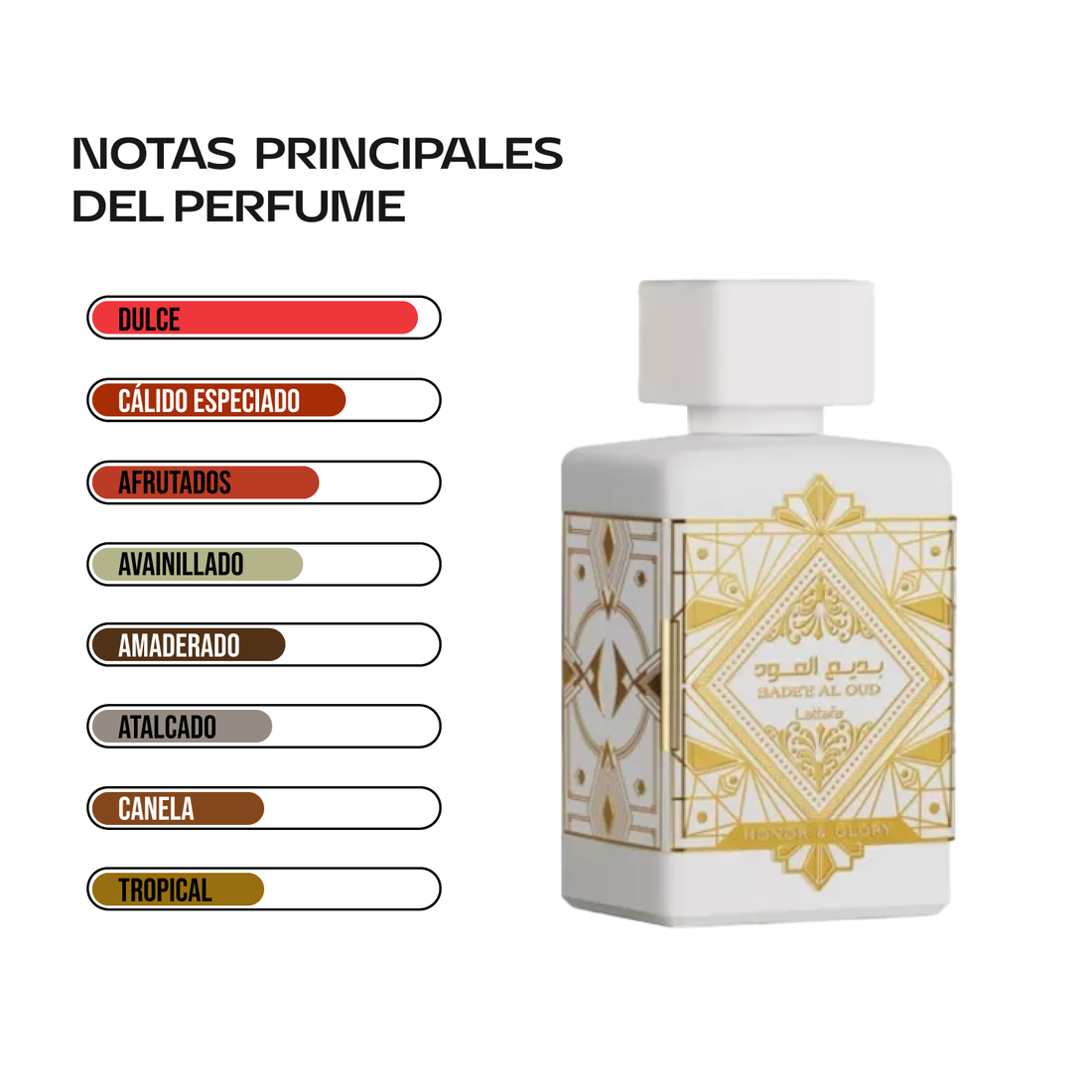 Lattafa Badee Al Oud Honor &amp; Glory 100 ml | Cosméticos en Línea