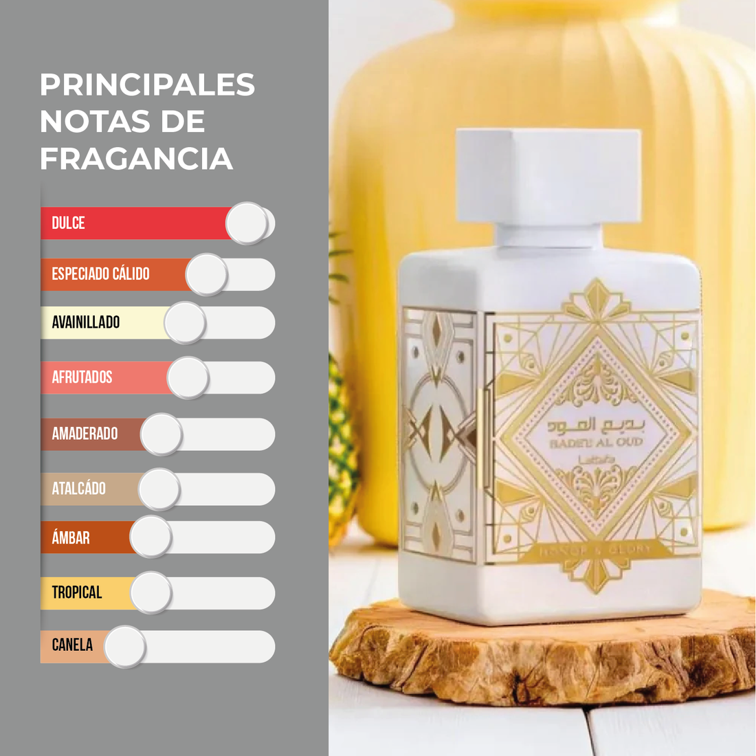Lattafa Badee Al Oud Honor &amp; Glory 100 ml | Cosméticos en Línea