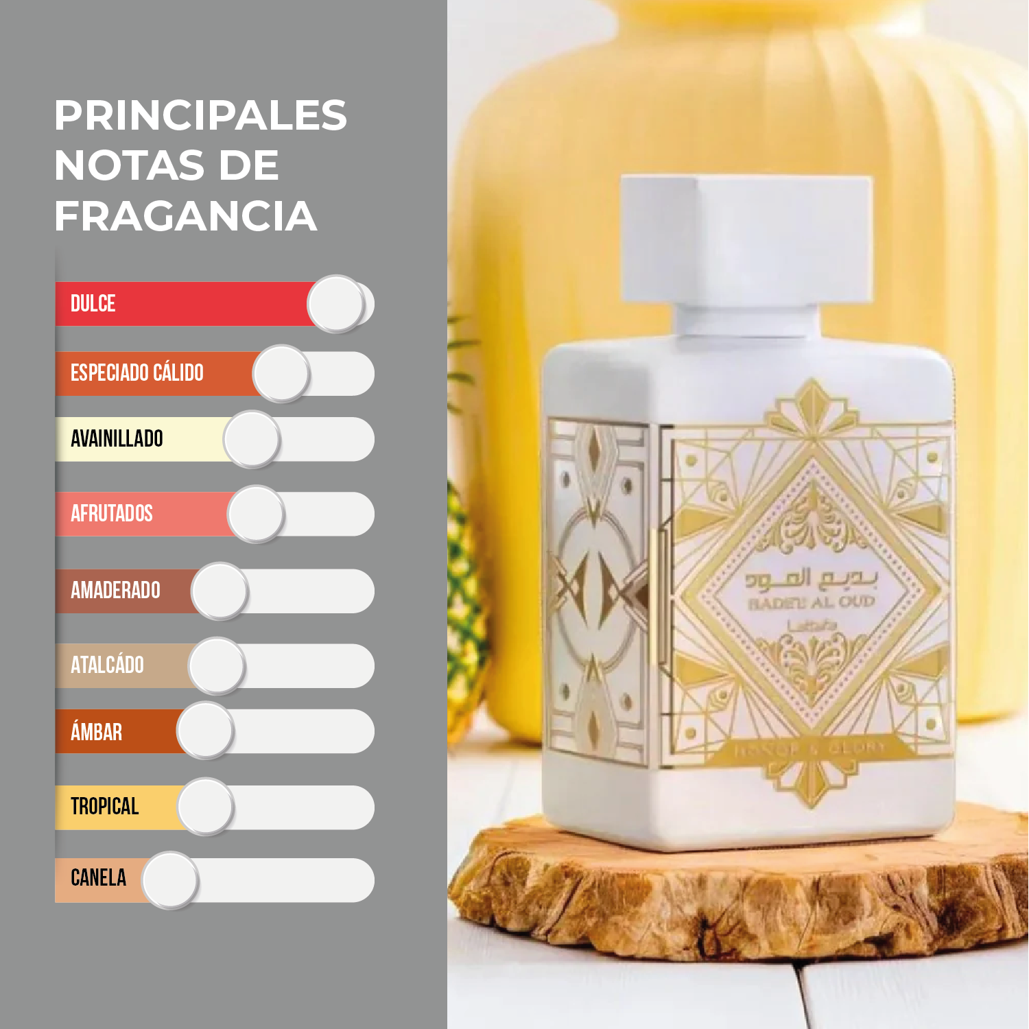Lattafa Badee Al Oud Honor &amp; Glory 100 ml | Cosméticos en Línea