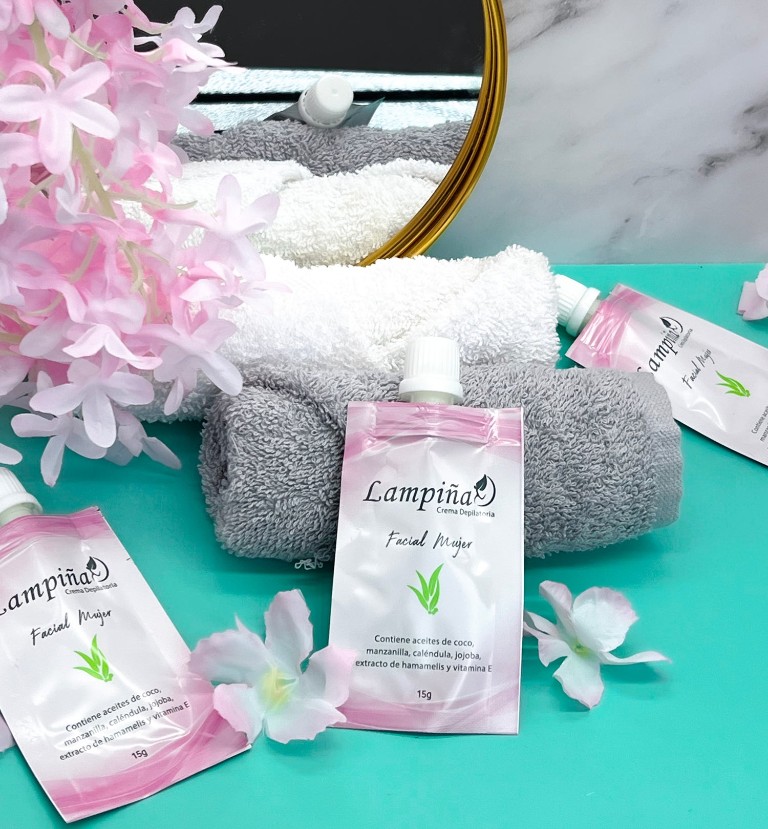 LAMPIÑA FACIAL MUJER SACHET 15GR