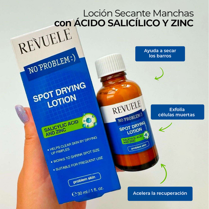 Loción Secante Intensiva para Granos - REVUELE NO PROBLEM