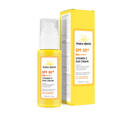 Protector Solar con Vitamina C /SPF 50+ (PA++++) – Con Filtrado Coreano de Nueva Generación 50 ML/ Maruderm