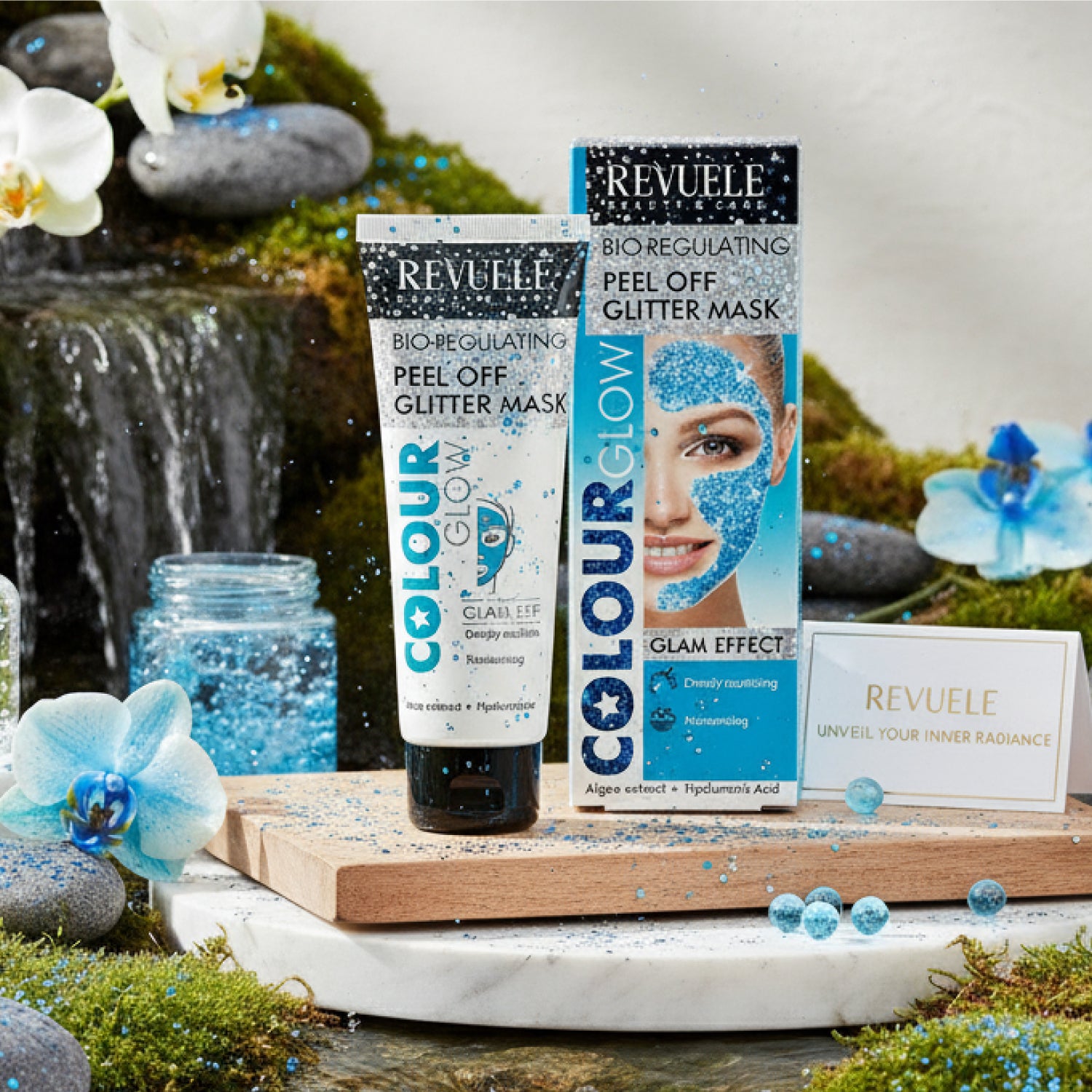 Mascarilla Facial Azul de Biorregulación