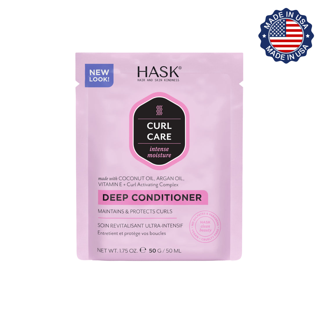 Tratamiento Hidratante para Rizos HASK | Cosméticos en línea