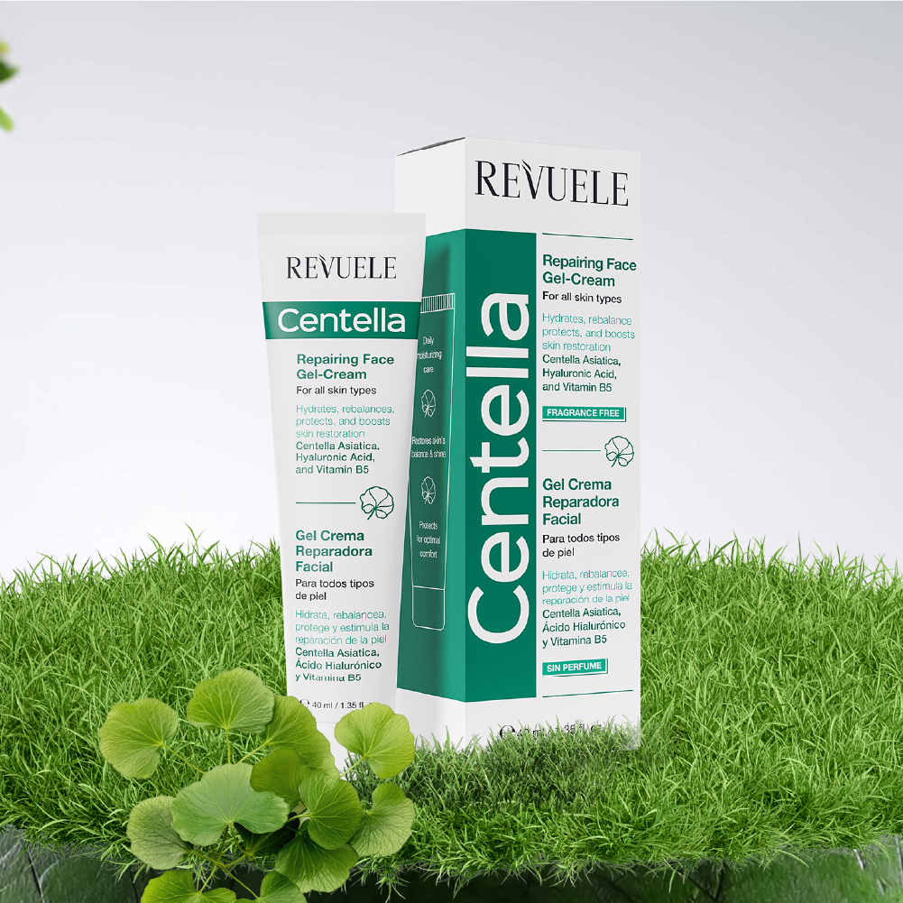 GEL-CREMA FACIAL REPARADORA CENTELLA DE REVUELE