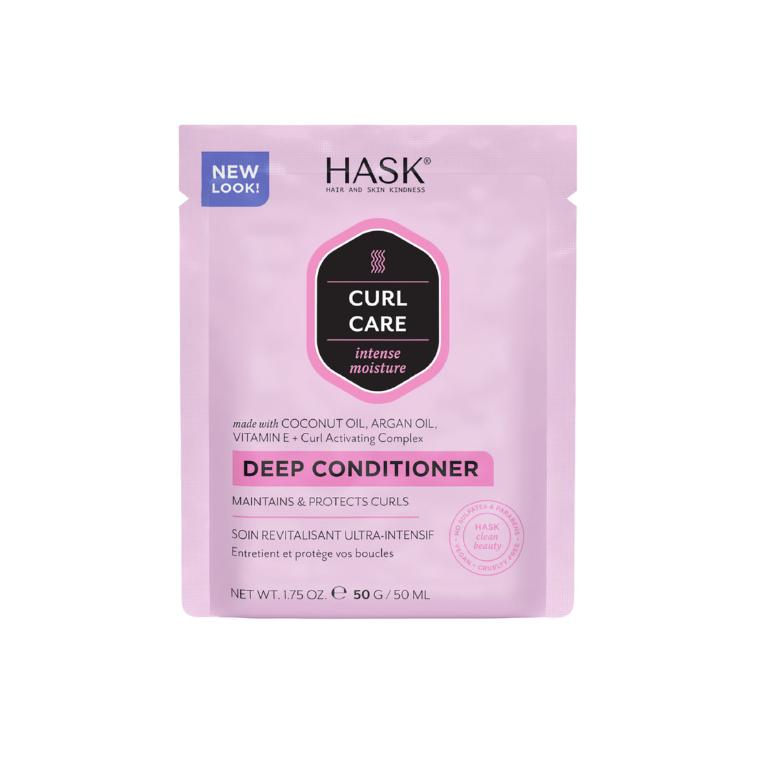 Tratamiento Hidratante para Rizos HASK | Cosméticos en línea