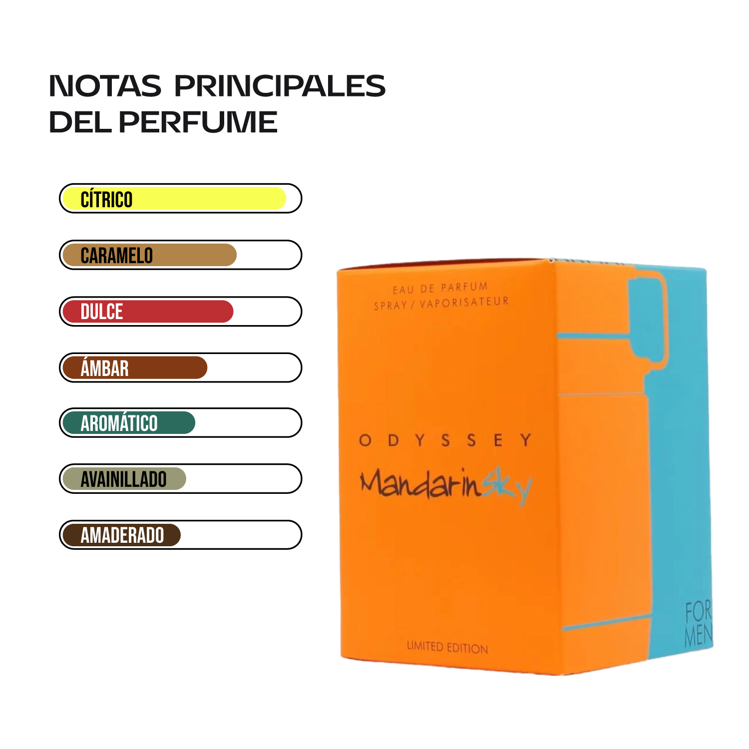 Armaf Odyssey Mandarin Sky 100 ml | Cosméticos en Línea