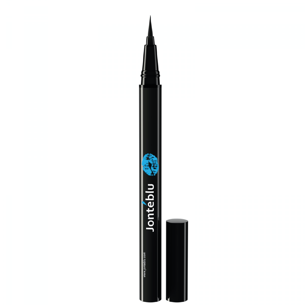 DELINEADOR DE OJOS EN PLUMON LIQUIDO BRUSH TIPBLACK| JONTEBLU