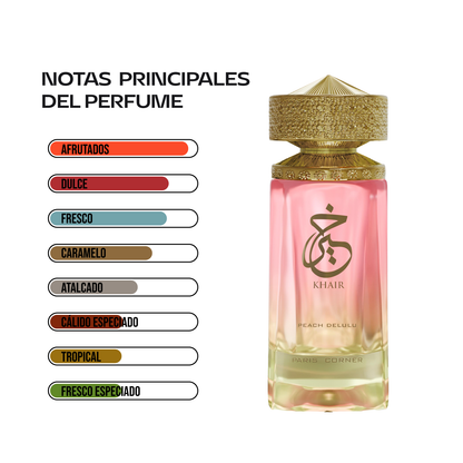 Paris Corner Khair Peach Delulu 100 ml | Cosméticos en Línea