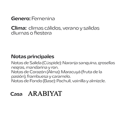 Arabiyat Prestige Bahiya Ruby 100 ml | Cosméticos en Línea