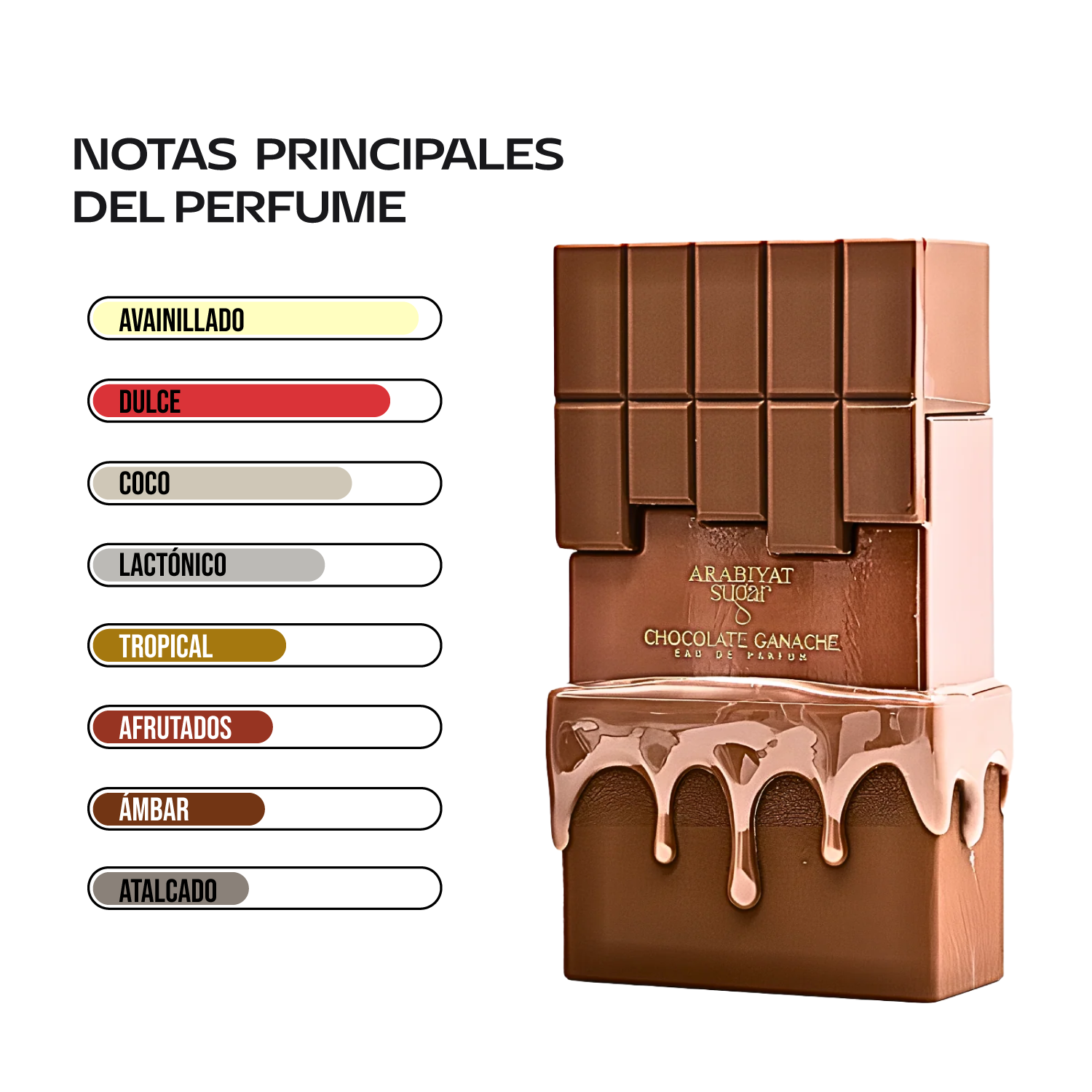 Arabiyat Prestige Sugar Chocolate Ganache 100 ml | Cosméticos en Línea