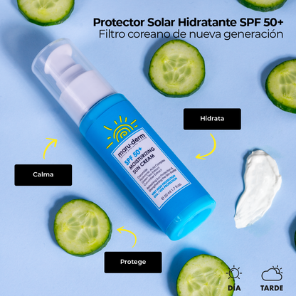 Protector solar hidratante FPS 50+Filtros coreanos de nueva generación 50 ml Maruderm
