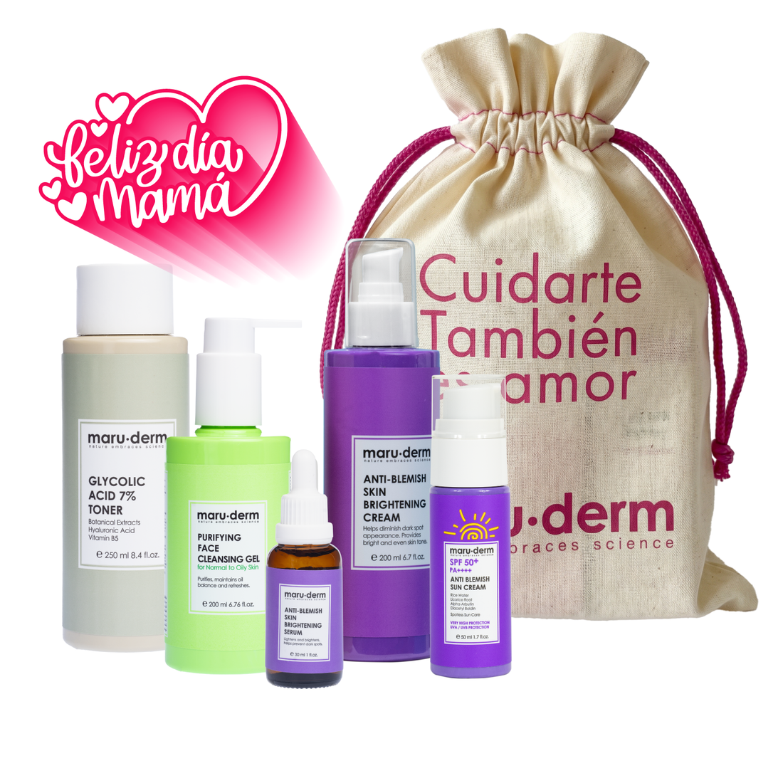 RUTINA ANTI MANCHAS MARUDERM | COSMETICOS EN LINEA