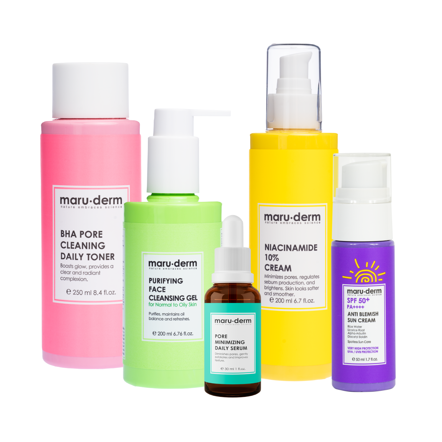 RUTINA PIEL GRASA MARUDERM | COSMETICOS EN LINEA