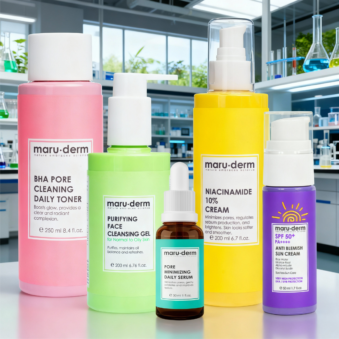 RUTINA PIEL GRASA MARUDERM | COSMETICOS EN LINEA