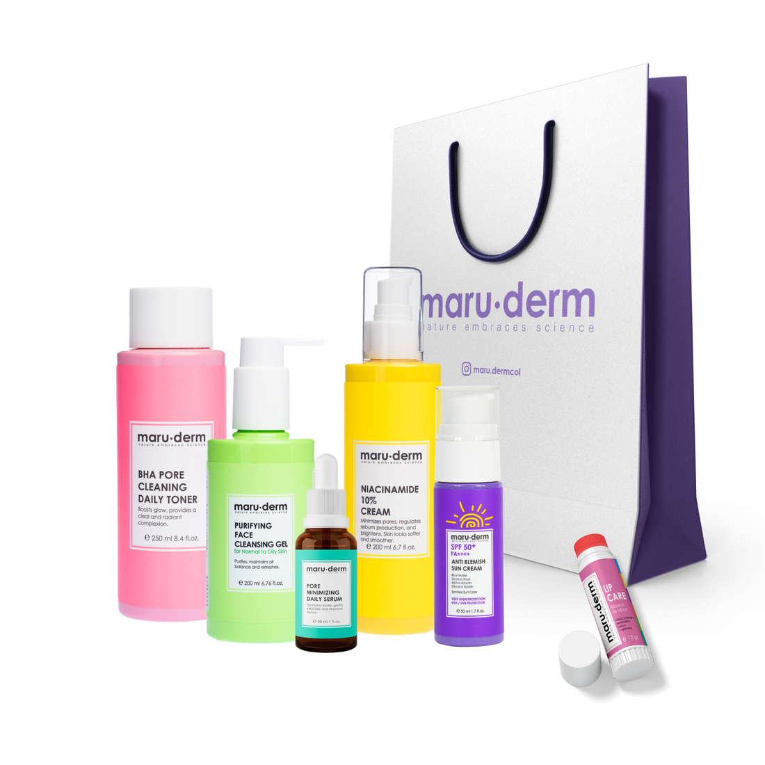 RUTINA PIEL GRASA MARUDERM | COSMETICOS EN LINEA