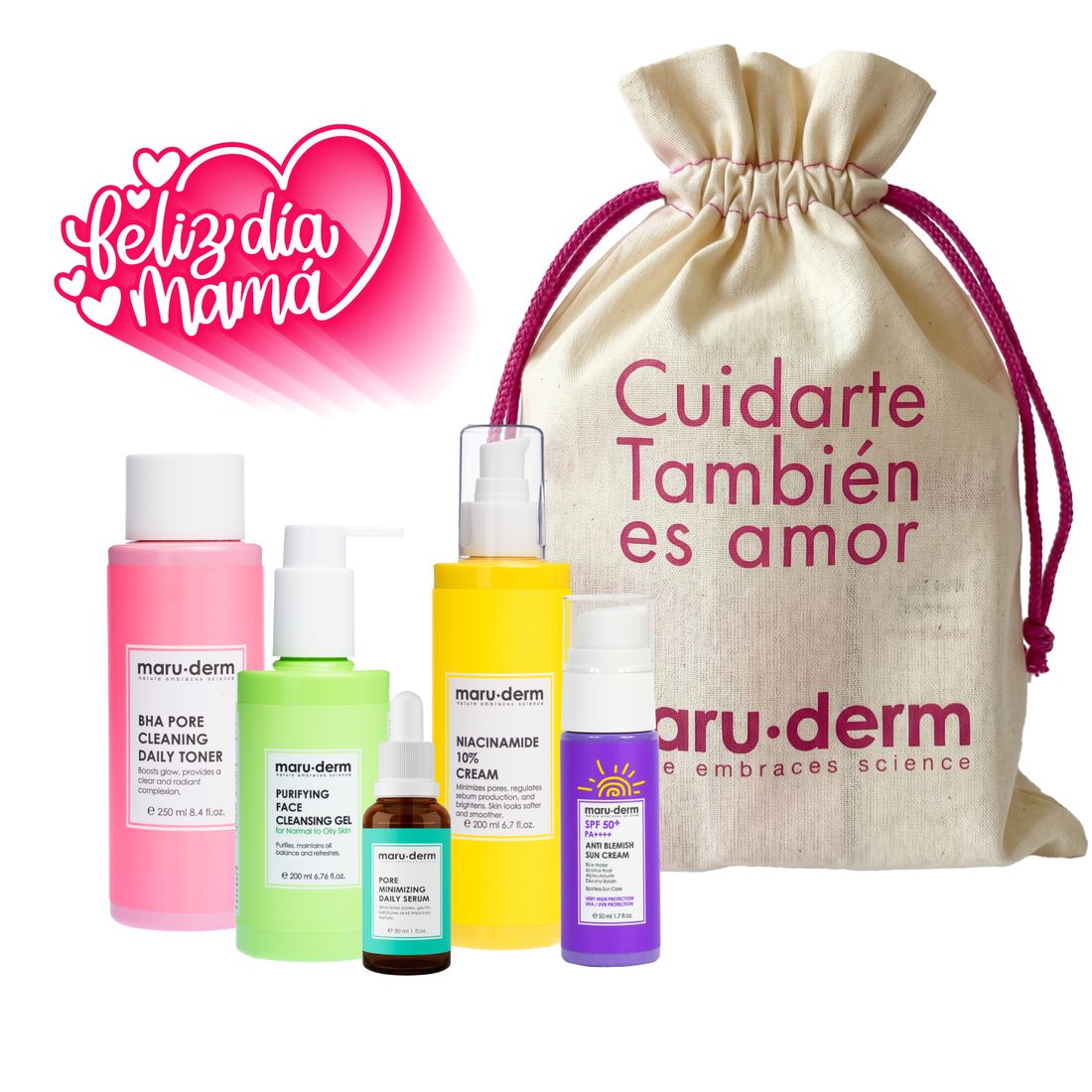 RUTINA PIEL GRASA MARUDERM | COSMETICOS EN LINEA