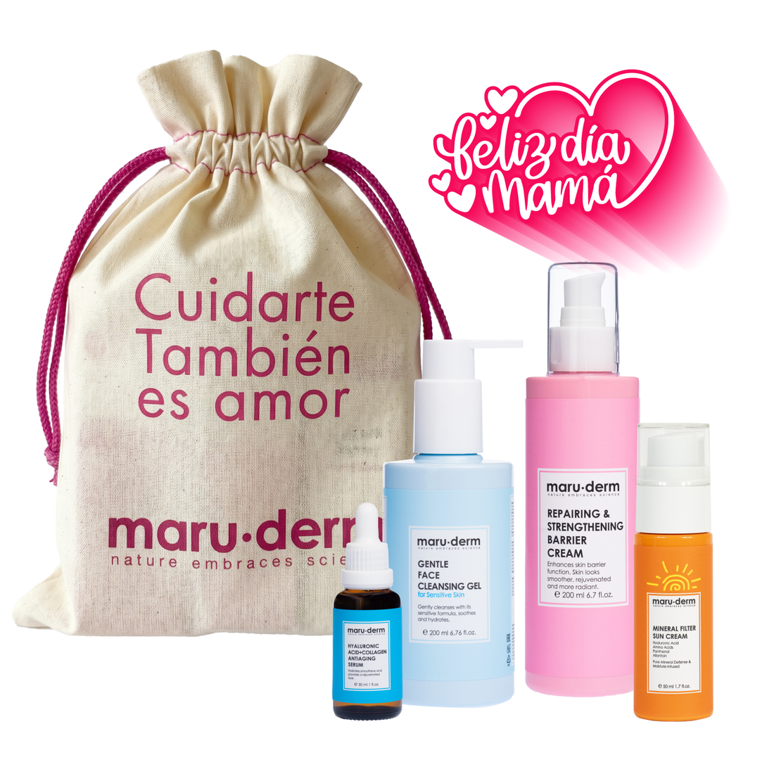 RUTINA PIEL SENSIBLE MARUDERM | COSMETICOS EN LINEA