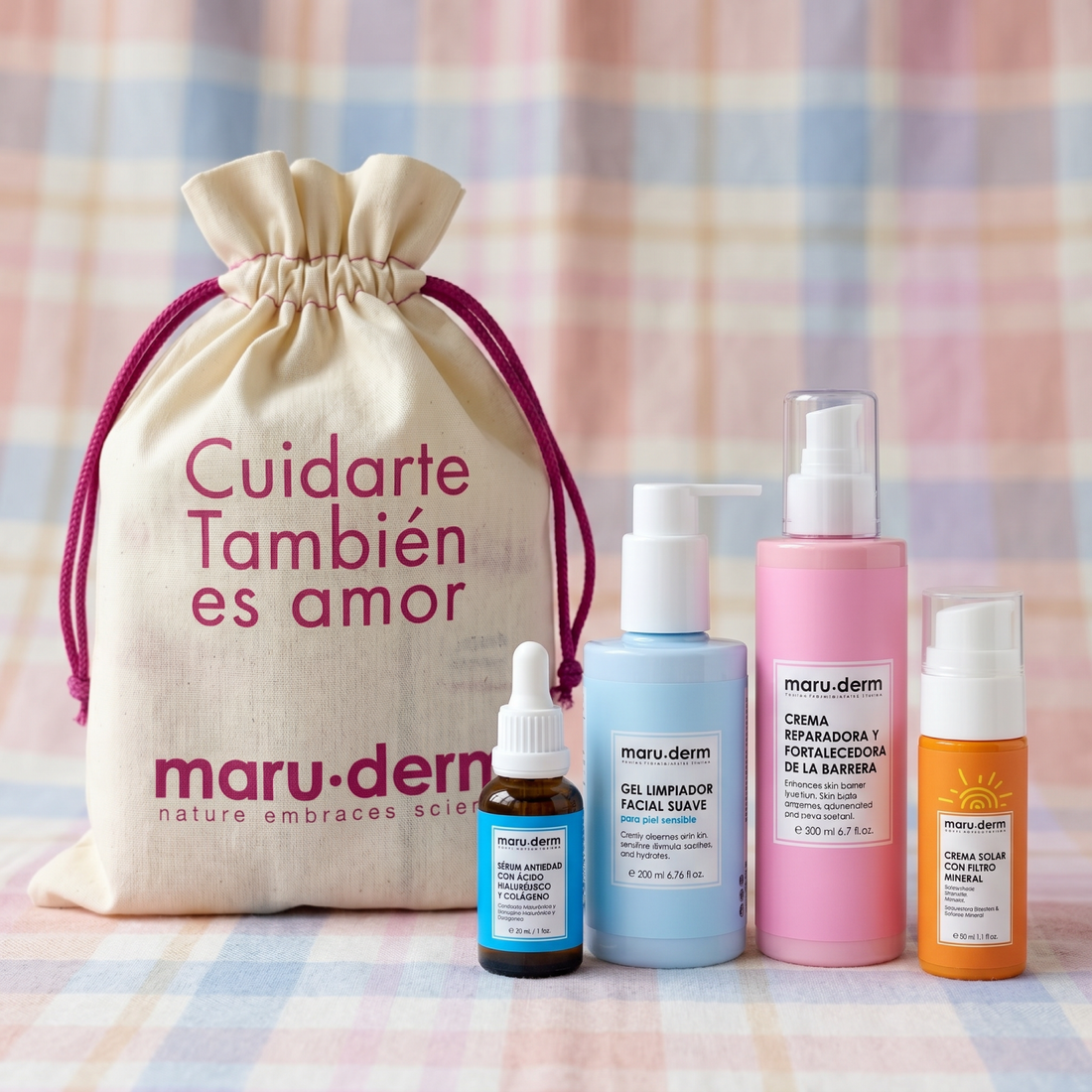 RUTINA PIEL SENSIBLE MARUDERM | COSMETICOS EN LINEA