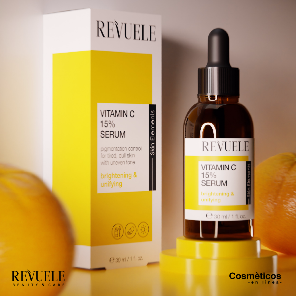 Suero  VITAMINA C 15%  Piel Radiante y Firme - REVUELE