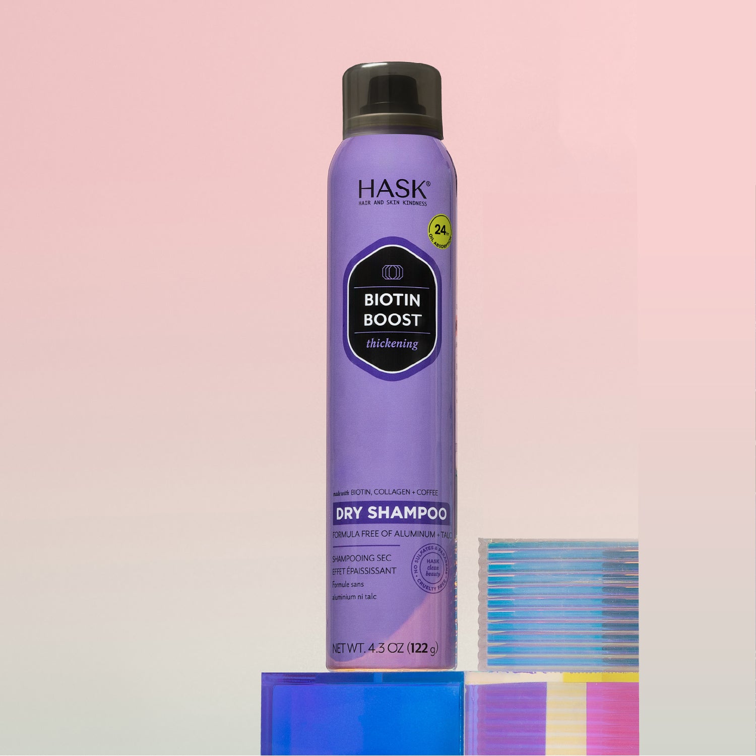 Shampoo en Seco Engrosador con Biotina HASK | Cosméticos en línea