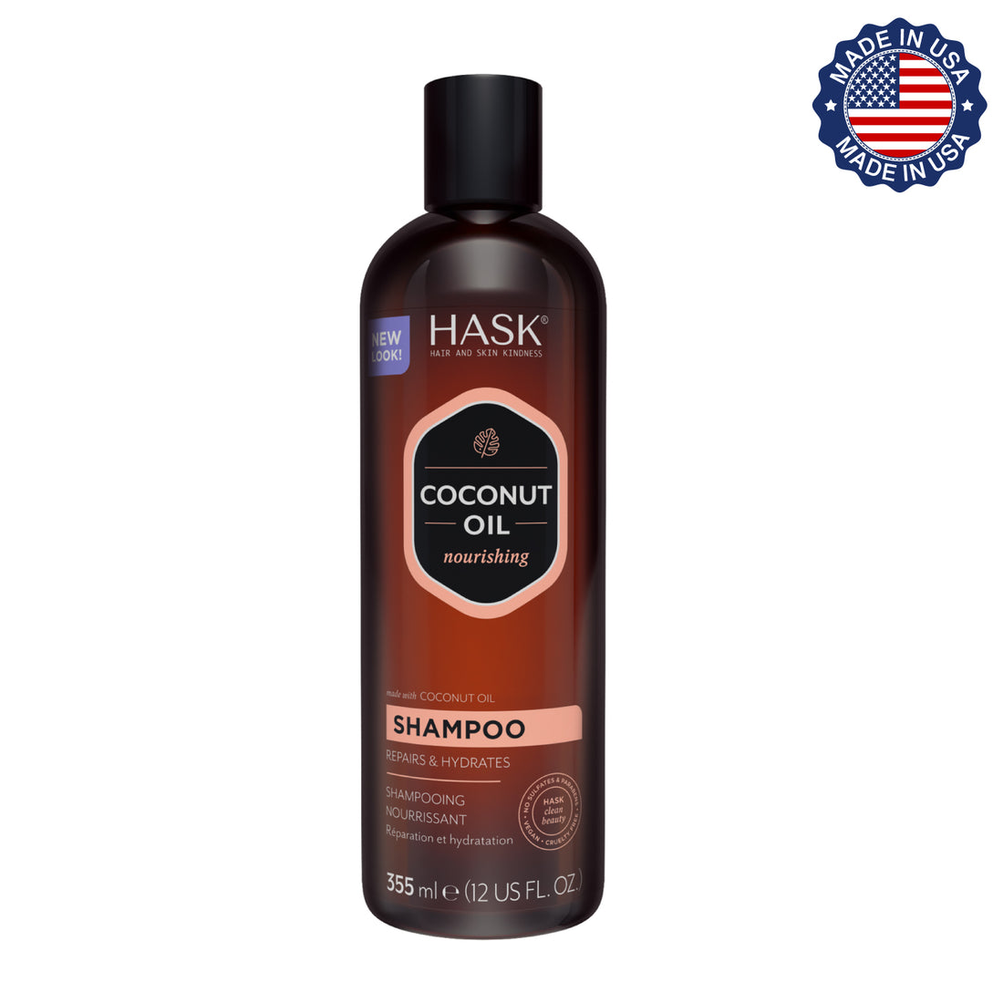 Shampoo Nutritivo con Aceite de Coconut y Monoi HASK | Cosméticos en línea