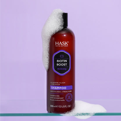 Shampoo Engrosador con Biotina HASK | Cosméticos en línea