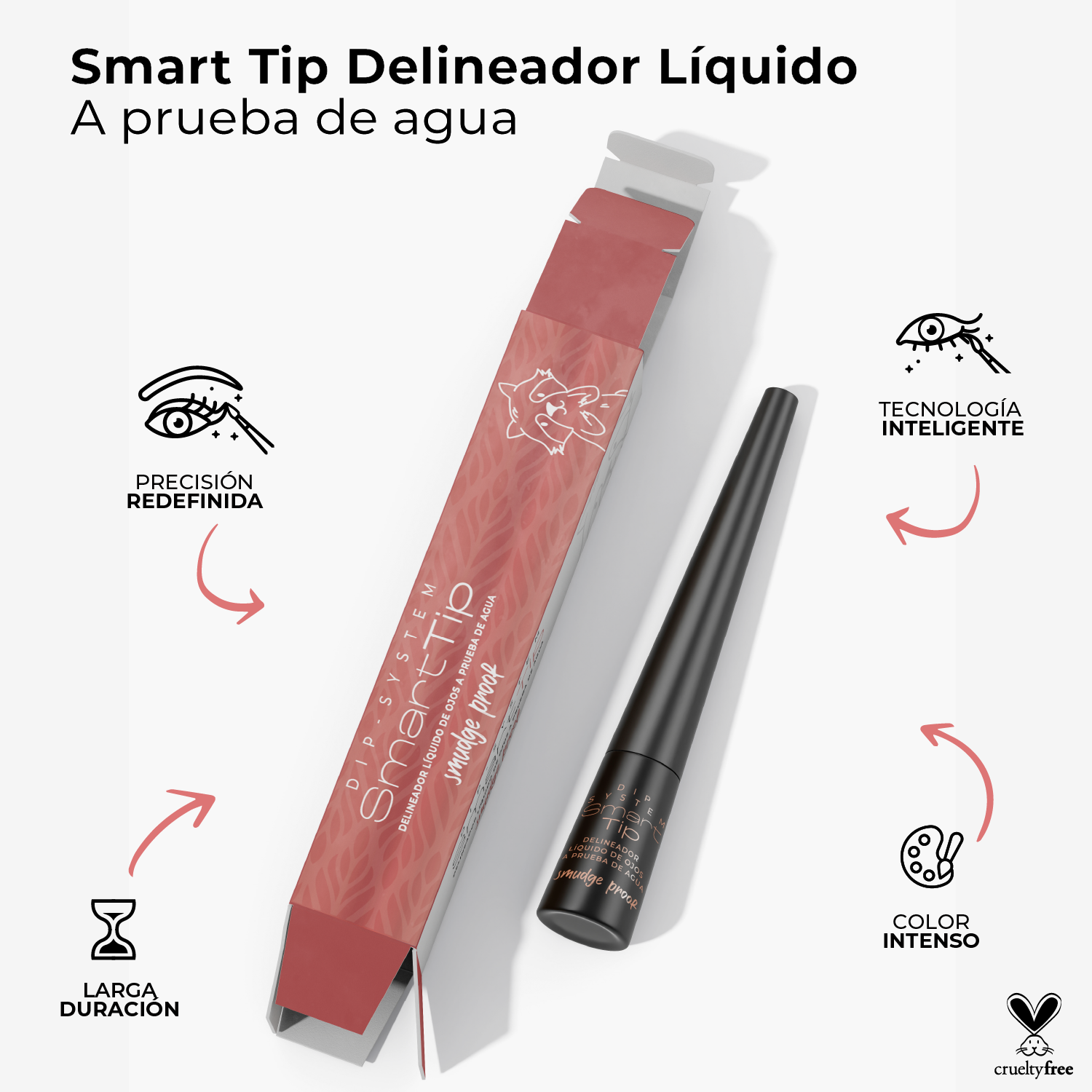 Delineador liquido Smart tip Ali Makeup | Cosméticos en línea