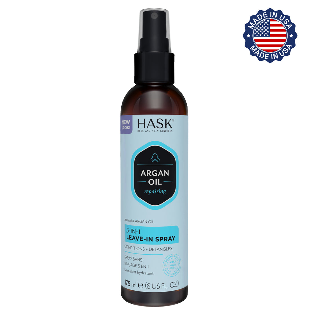 Termoprotector 5 en 1 con Aceite de Argán  HASK | Cosméticos en línea