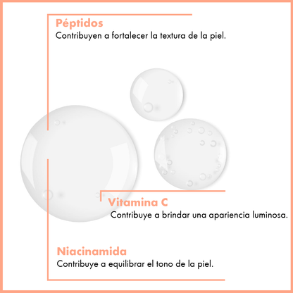 Sérum de Vitamina C con Ascorbil Fosfato de Sodio al 10% – Sérum Iluminador para el Cuidado de la Piel con Péptidos 30 ml