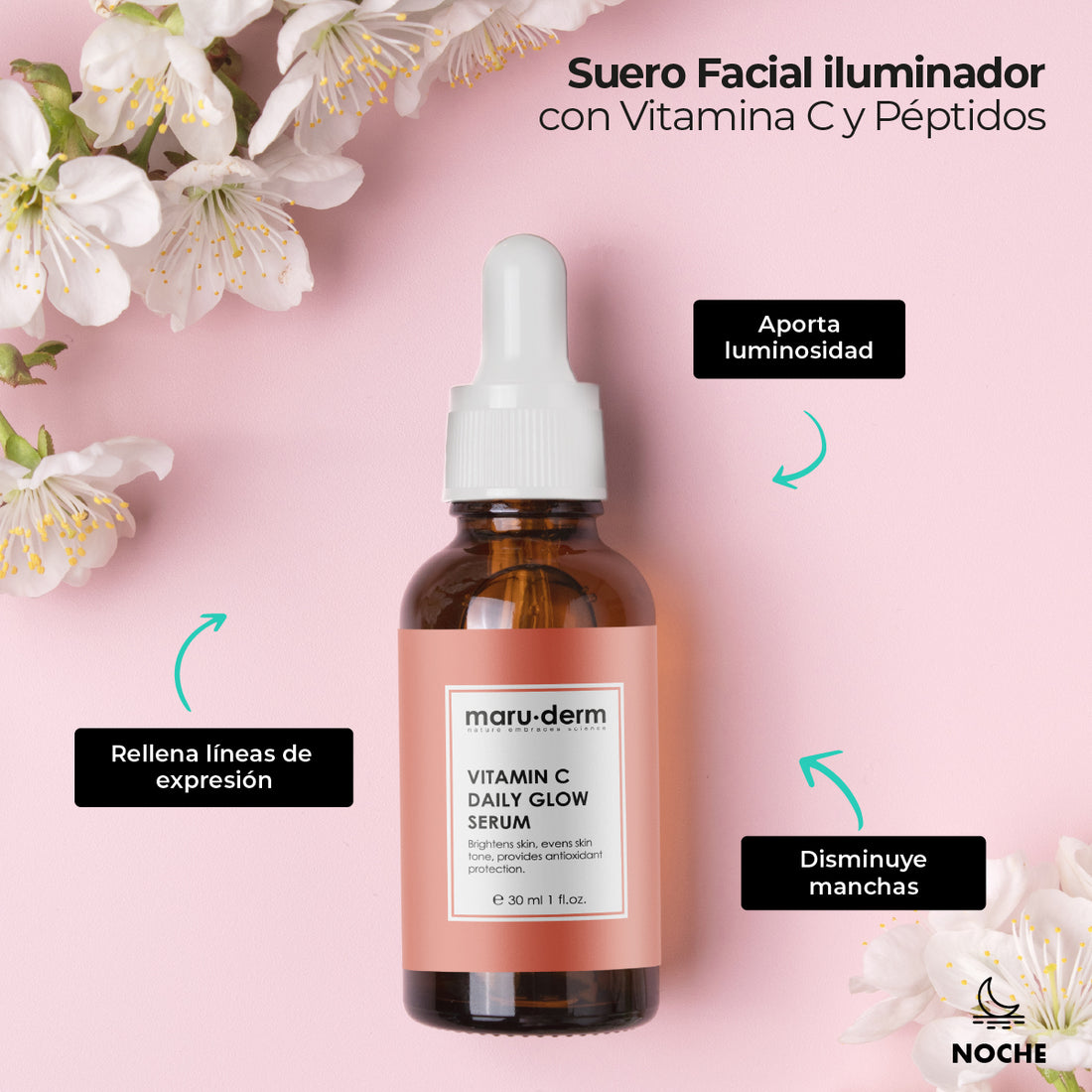 Sérum Facial con Vitamina C Maruderm 30 ml