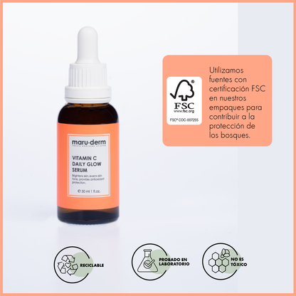 Sérum de Vitamina C con Ascorbil Fosfato de Sodio al 10% – Sérum Iluminador para el Cuidado de la Piel con Péptidos 30 ml