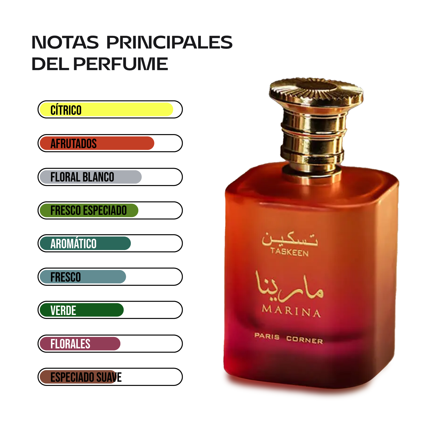 Paris Corner Taskeen Marina 100 ml | Cosméticos en Línea