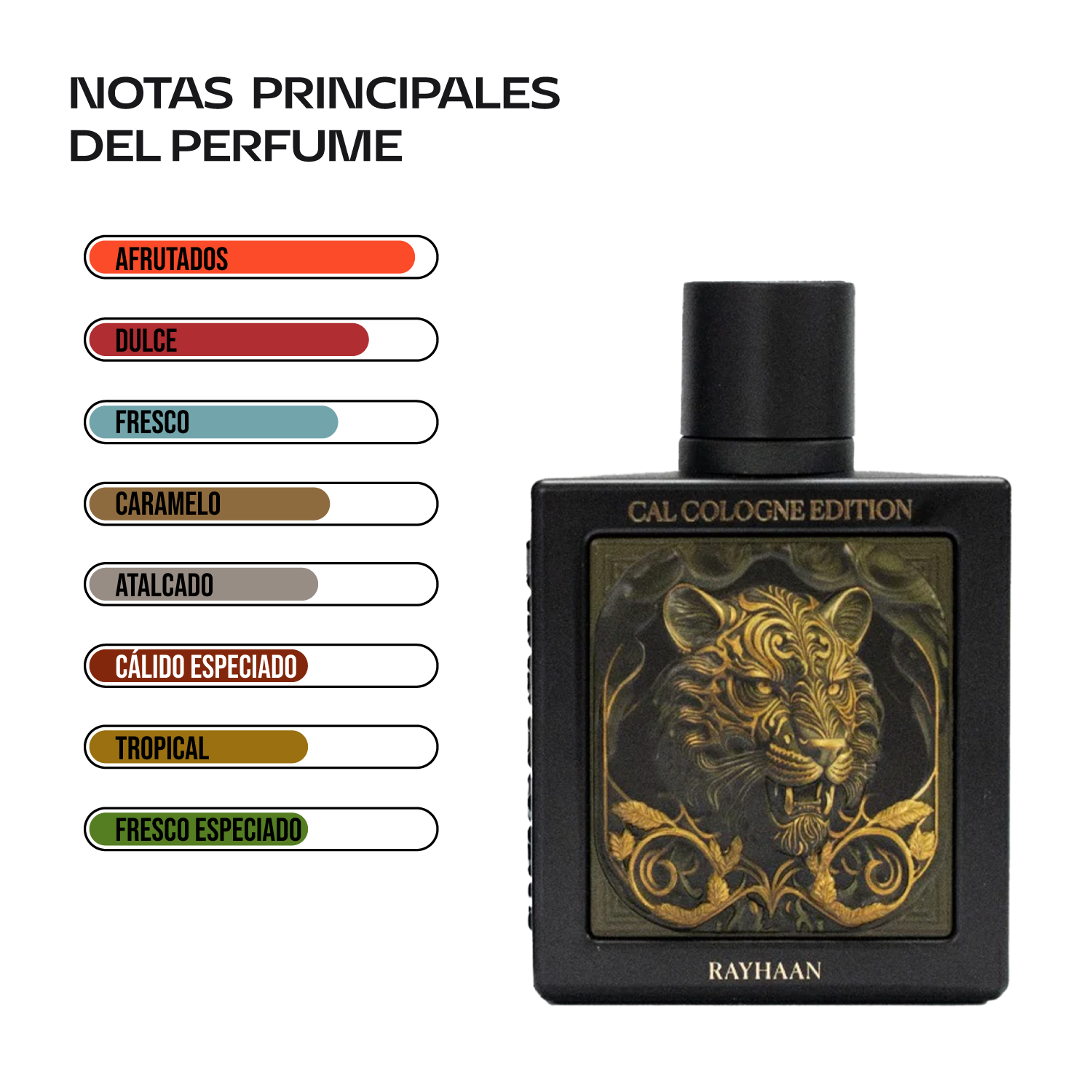 Rayhaan Tiger 100 ml | Cosméticos en Línea