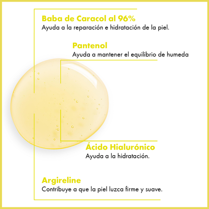Tónico reparador con baba de caracol Maruderm al 96% – Tónico hidratante y regenerador de la piel  100 ml | Cosméticos en línea