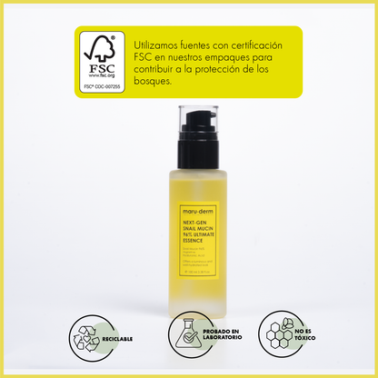 Tónico reparador con baba de caracol Maruderm al 96% – Tónico hidratante y regenerador de la piel  100 ml | Cosméticos en línea