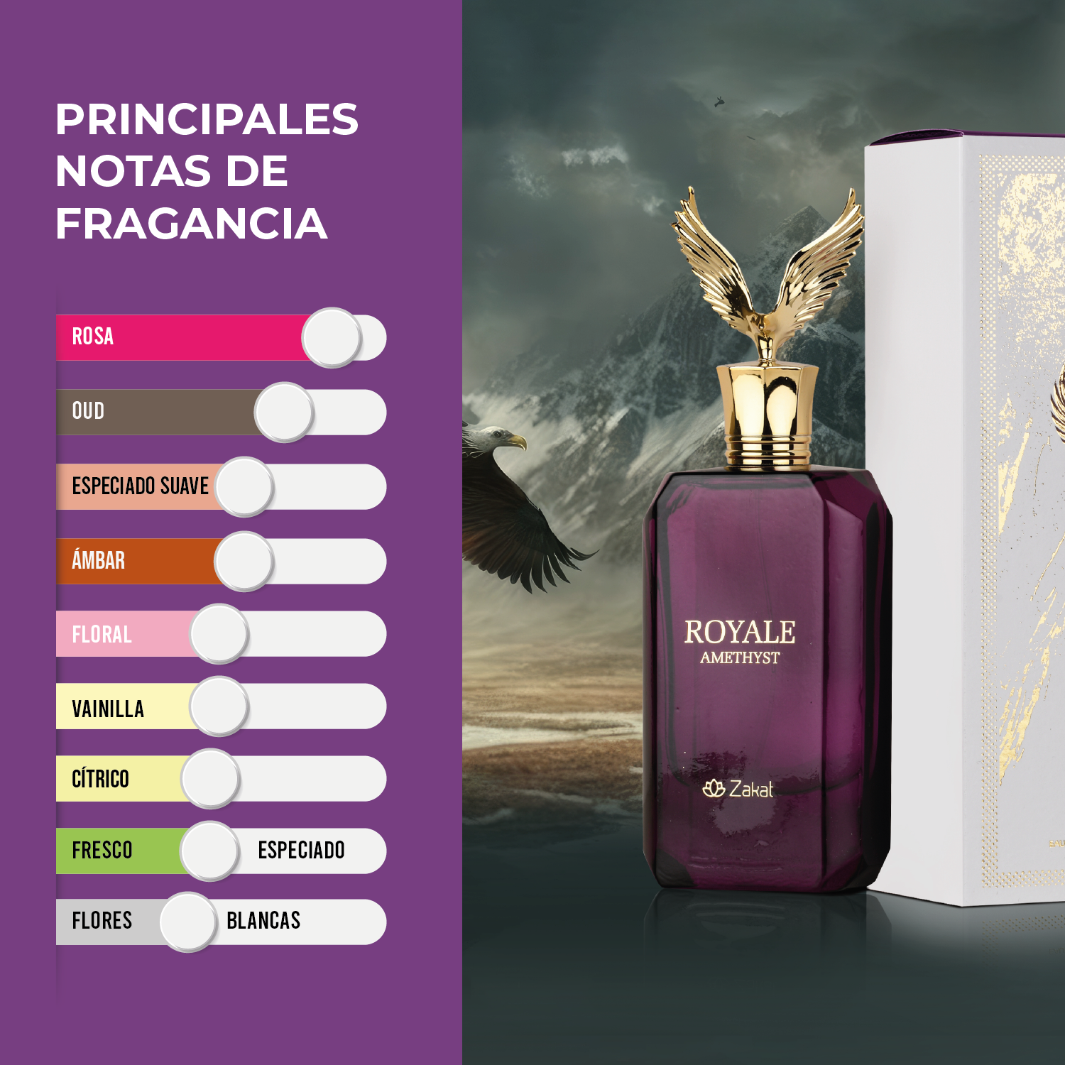 PERFUME  ZAKAT- ROYALE AMETHYST 80ML