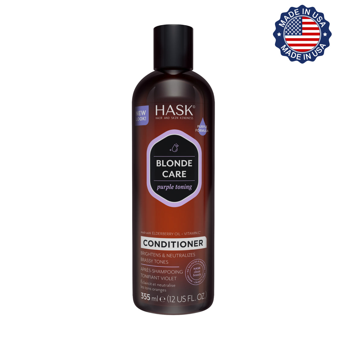 Acondicionador Matificante de Rubios HASK | Cosméticos en línea