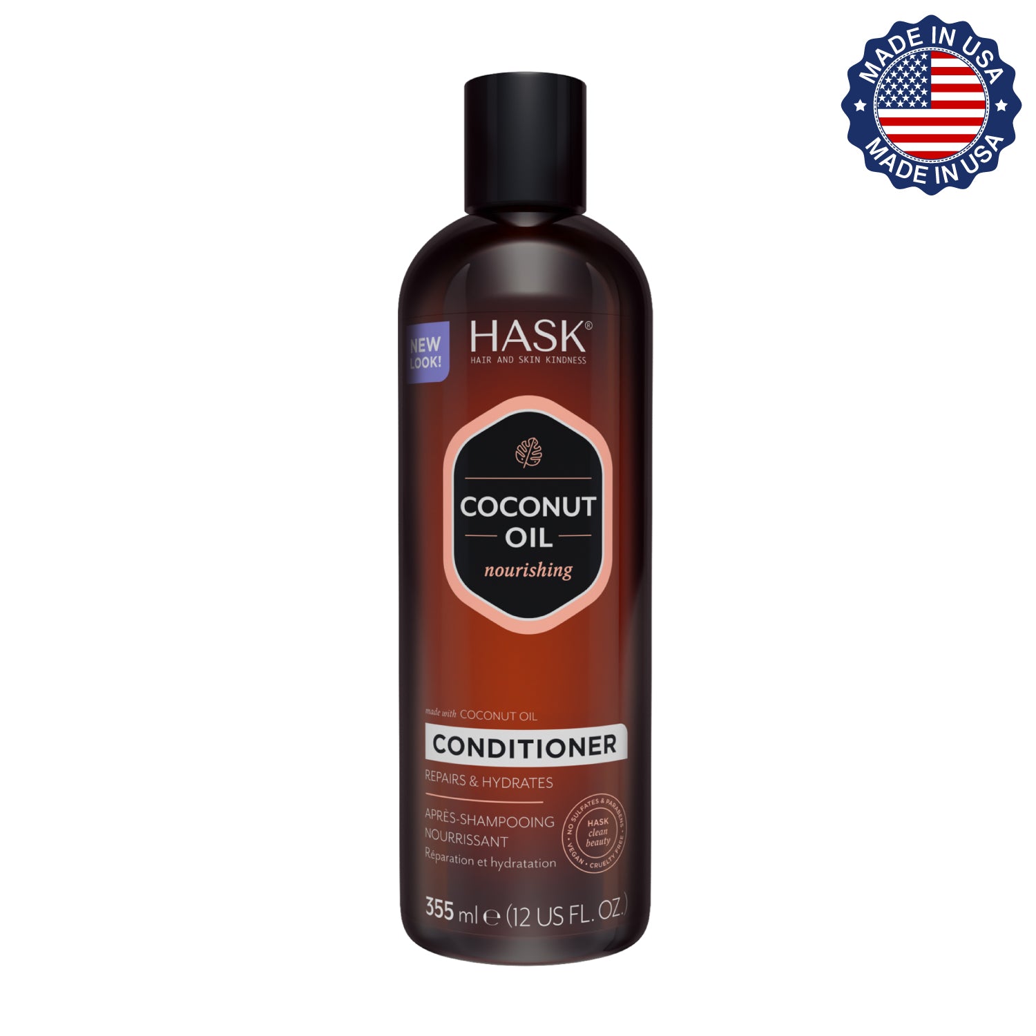 Acondicionador Nutritivo con Aceite de Coconut y Monoi HASK | Cosméticos en línea