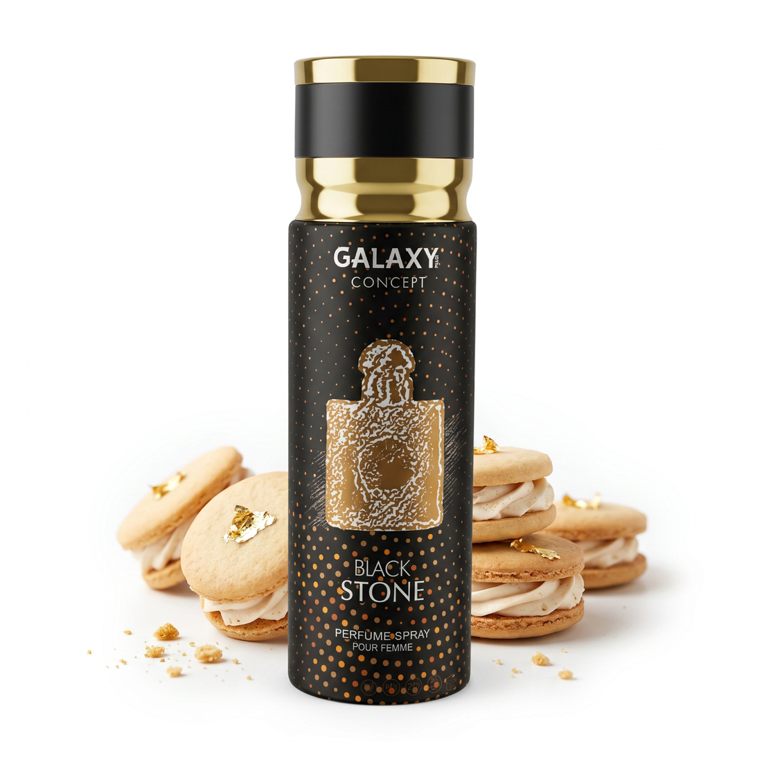 PERFUME EN SPRAY GALAXY BLACK STONE 200ML