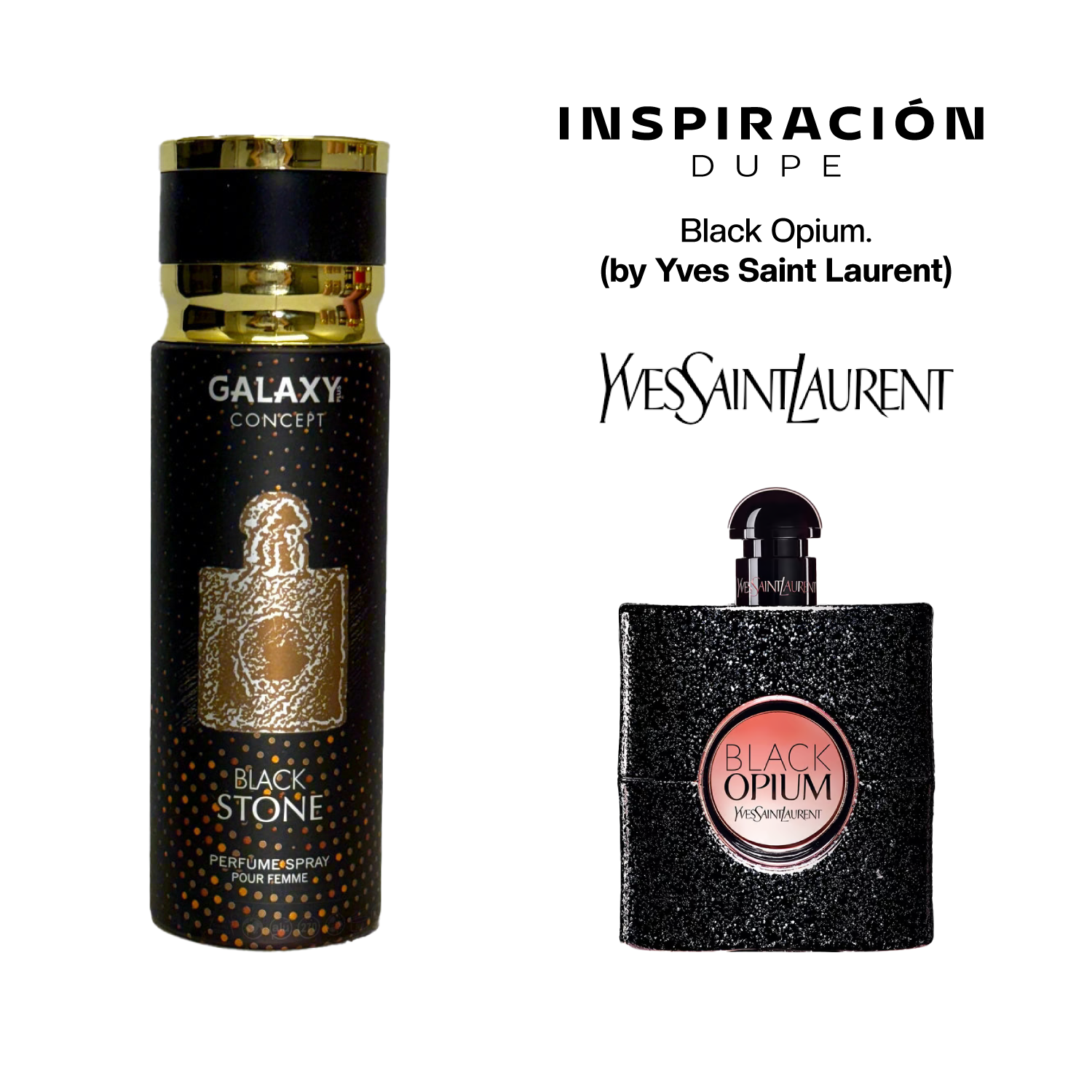 PERFUME EN SPRAY GALAXY BLACK STONE 200ML