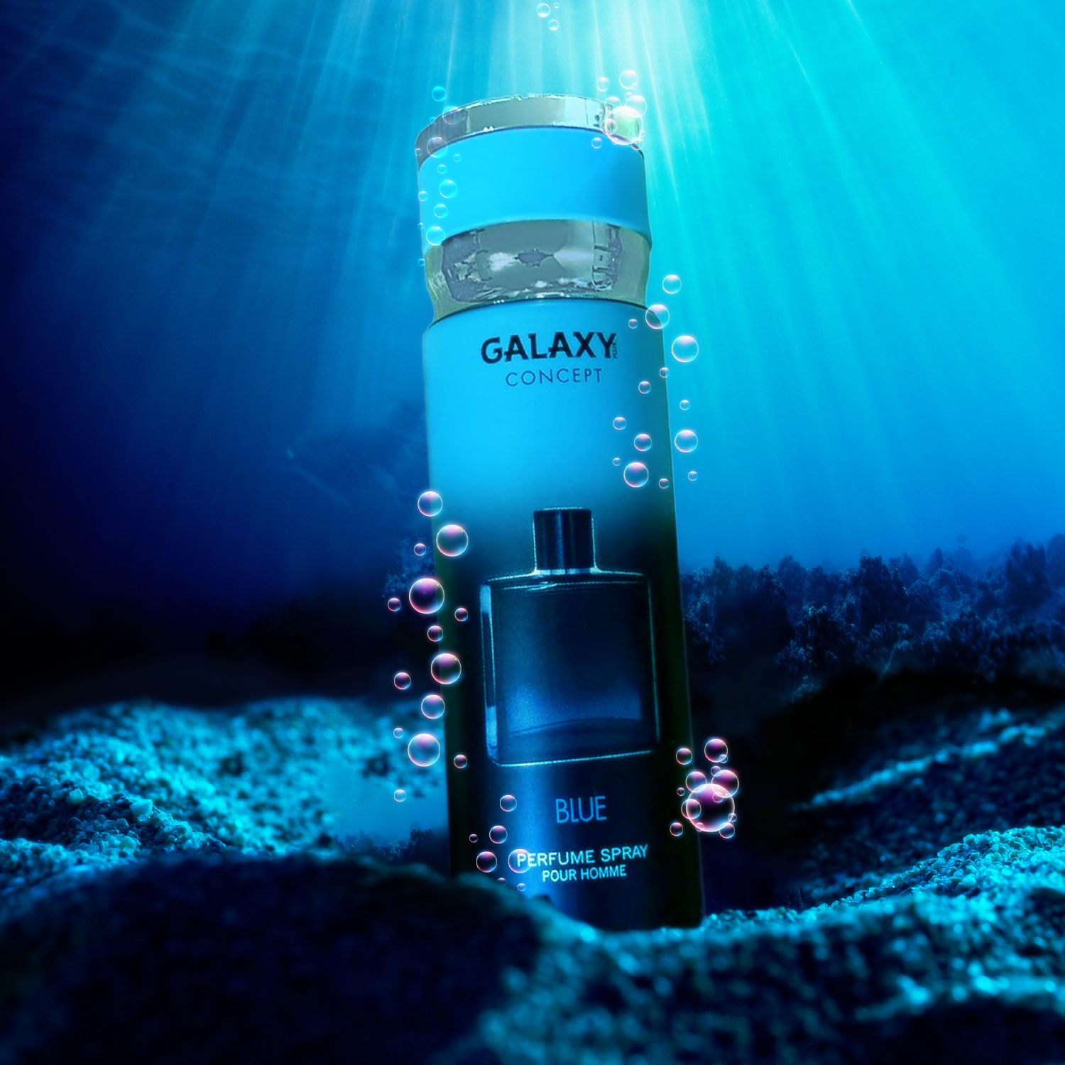 PERFUME EN SPRAY GALAXY BLUE 200ML
